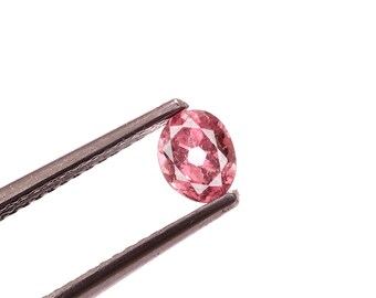 Hochwertiger 0,50 ct natürlicher rosa Turmalin ovaler Edelstein (5 x 4 mm) loser Edelstein für Ringschmuck, der Oktober Birthstone Geschenk für sie macht