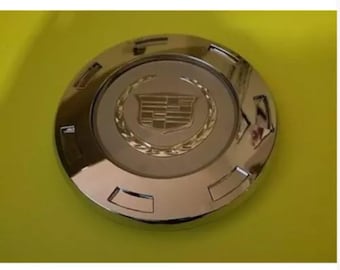 1 pc 2007-2014 Cadillac ESCALADE Chrome 22" 7 SPOKE WHEEL Center Caps With Ring