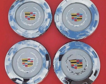 4 PCS 2008-2014 Cadillac Escalade Color CREST 22 WHEEL Center Cap 9596649