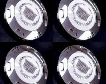 4 pcs . 2007-2015 Cadillac Escalade Plain Crest 22" WHEEL CENTER CAP 9596649