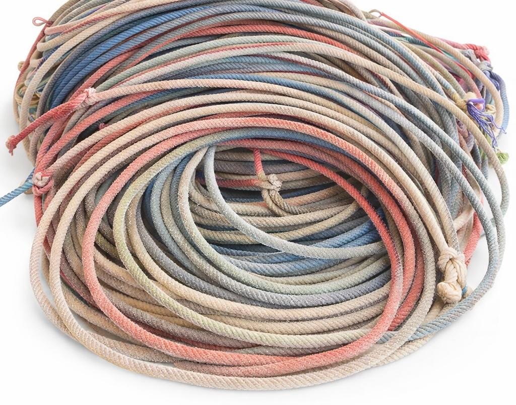 Used Ragger Rope Used Team Ropes for Crafts - Etsy