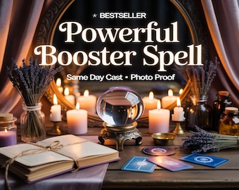 POWERFUL BOOSTER SPELL, Spell Amplifier, Energy Strengthening, Ritual Enhancer, Manifestation Boost