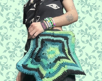 Crochet Secret Garden Star Bag