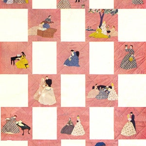 Little Women Applique quilt pattern -LHJ 1950 Marion Cheever Whiteside