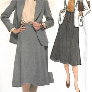 Modello giacca e gonna Vogue Teal Traina 1832 taglia 14