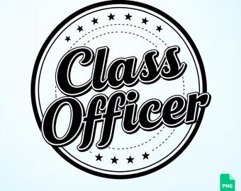 Fichier SVG/PNG de découpe pour délégué de classe - Conception graphique typographique du conseil étudiant