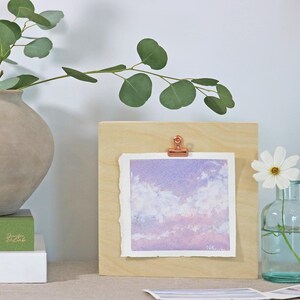 Original Cloud Watercolor Painting | Small Size Big Impact