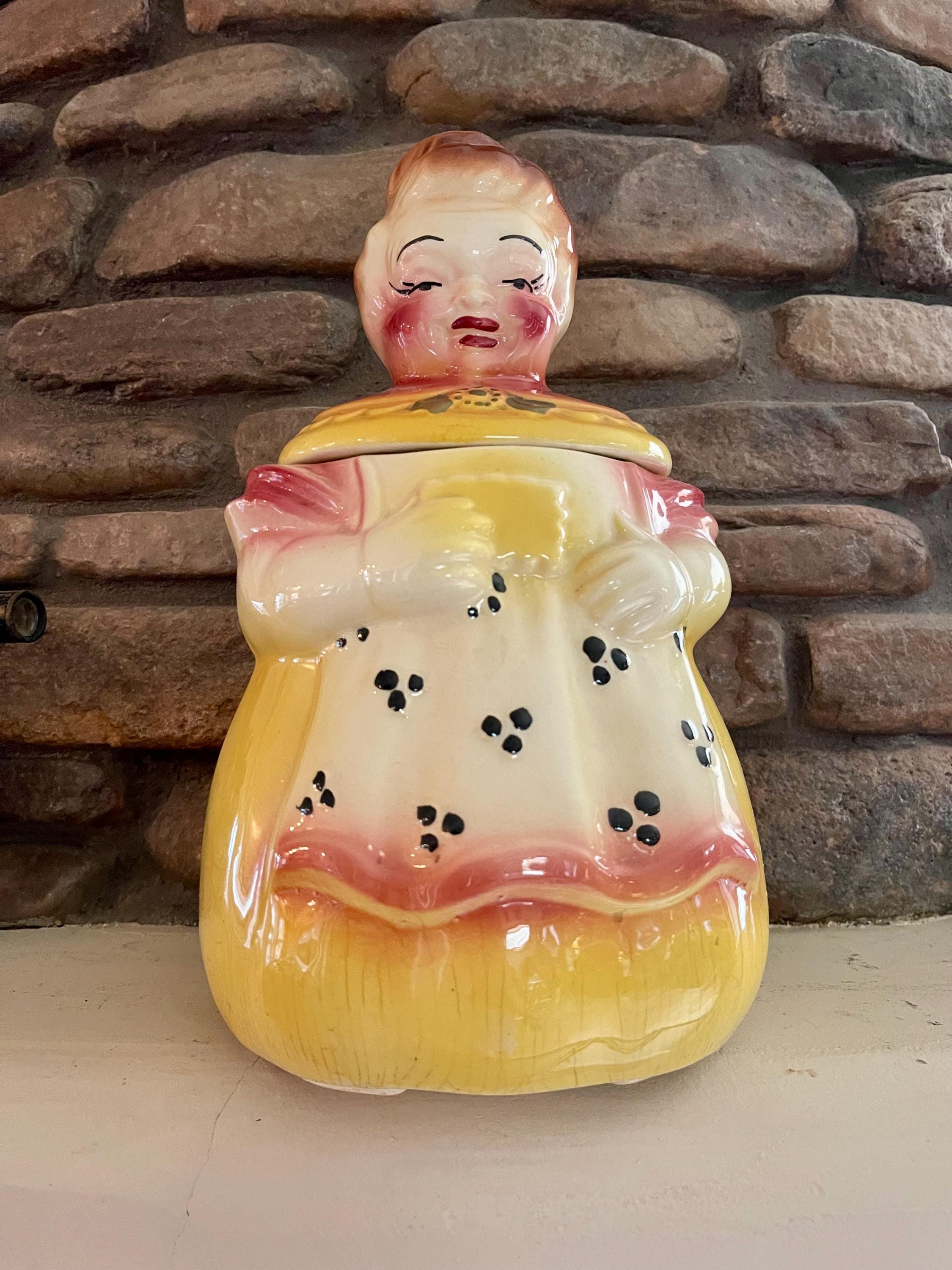 aunt jemima cookie jar blue dress Lot