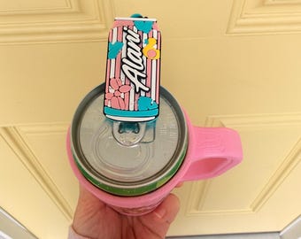 Cotton candy energy drink Can Tab Opener Keychain | 3D Printed Soda Opener Tool
