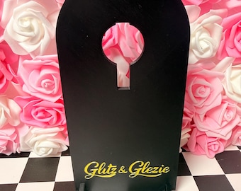 Personalized Badge Reel Display Stand | 8” Custom Logo Holder 3D Printed