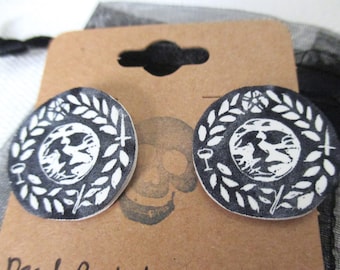 The Magician Post Earrings from the Triple Moon Goddess Arcana by Tanzen Lilly