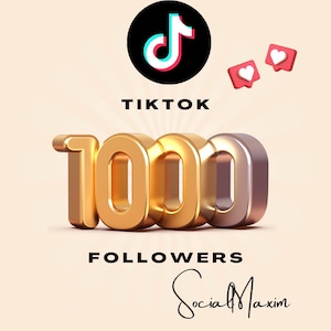 Tiktok 1000 Followers - 100% Safe - Fast - Delivery - Boost Your Tiktok Profile Instantly