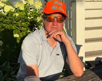 Mahjong Trucker Hat “Mahj All Day” or “Mahj All Night”