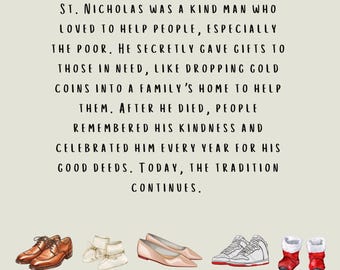 Legend of St. Nicholas - Custom Editable Card