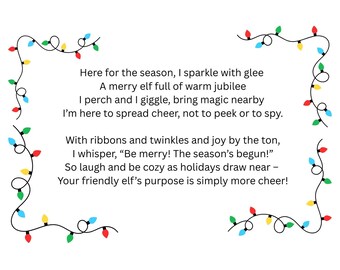 Elf - Welcome Note - Happy, No Spying!