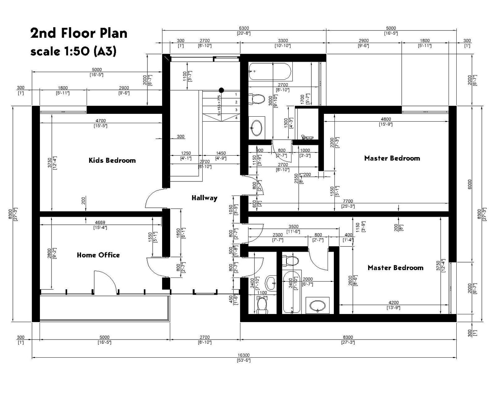 Modern House Design Plans , 2-story Minimalist Home, Contemporary House ...