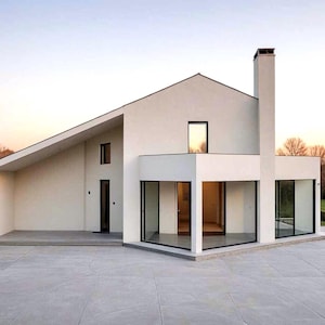 Modern house design, contemporary architecture, 2-Story Minimalist Home