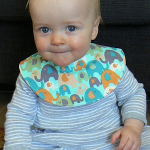 Baby Bib (including 3 different designs)  PDF Sewing Pattern -Easy to Sew