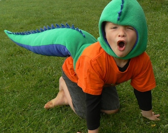 Dinosaur Costume - PDF sewing pattern & tutorial - easy to sew