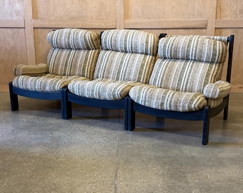 Modulares Sling Sofa aus holländischer Eiche