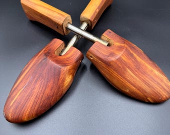 Vintage Rochester Shoe Tree Co Wooden Shoe Stretchers Adjustable Shoe Trees Shoe Keepers Inc Mid Century Mens Shoe Care