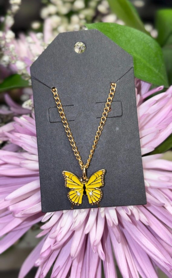 Butterfly, Moth Necklace, Anklet