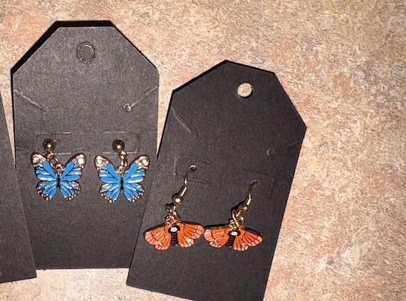 Butterfly, Moth Earrings
