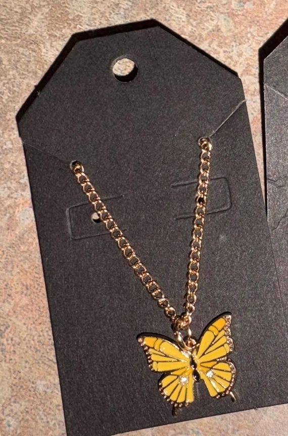 Butterfly, Moth Necklace, Anklet