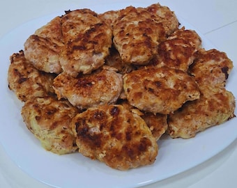 Easy Recipe For Eastern European Traditional Pork Patties, Digital Download