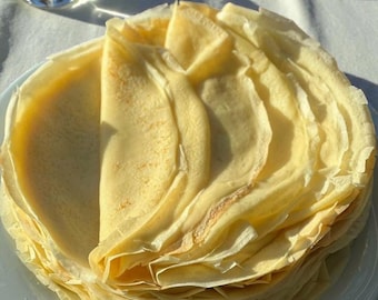 MIGLIORE RICETTA per crêpes sottili perfette, ricetta stampabile in PDF, download immediato