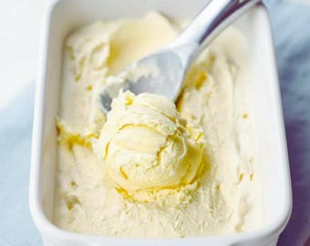 Französisches Vanilleeis Rezept Download, druckbare PDF, Sofort Download, Dessert Geschenk, Gefrorenes Dessert, Einfaches Dessert, Sommer Dessert