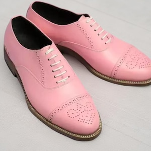 Mens Pink Dress up Shoes - Etsy Mens Pink Dress up Shoes - Etsy