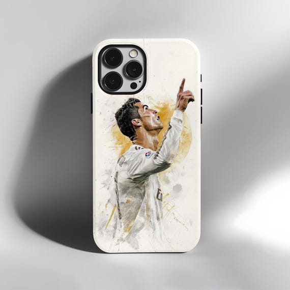 Cristiano Ronaldo Phone case - CR 7 | iPhone 11-17 Pro Max Samsung S25 S26 Ultra | Tough MagSafe Phone Case | Gift for Soccer Fans