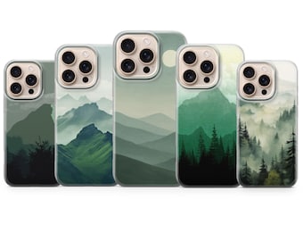 Mountain Handyhülle Wanderlust Landschafts Cover für iPhone 17 Pro Max, 16e, 15, 14, 13 & Samsung S26 Ultra, S25 FE, A57, A56, Pixel 10, 9A