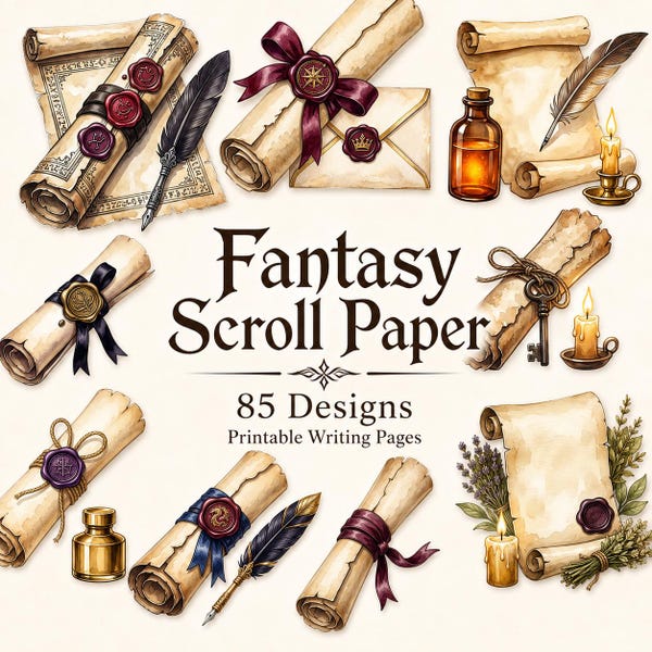 Blank Scrolls for Writing - Etsy