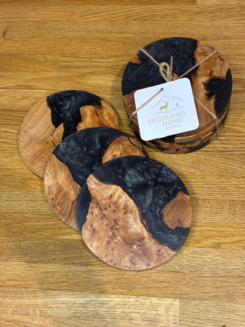 Elegantes Untersetzer Aus Holz Ebenbild
