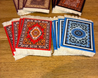 Rug Carpet Coaster Sets: Persian Style in your Office