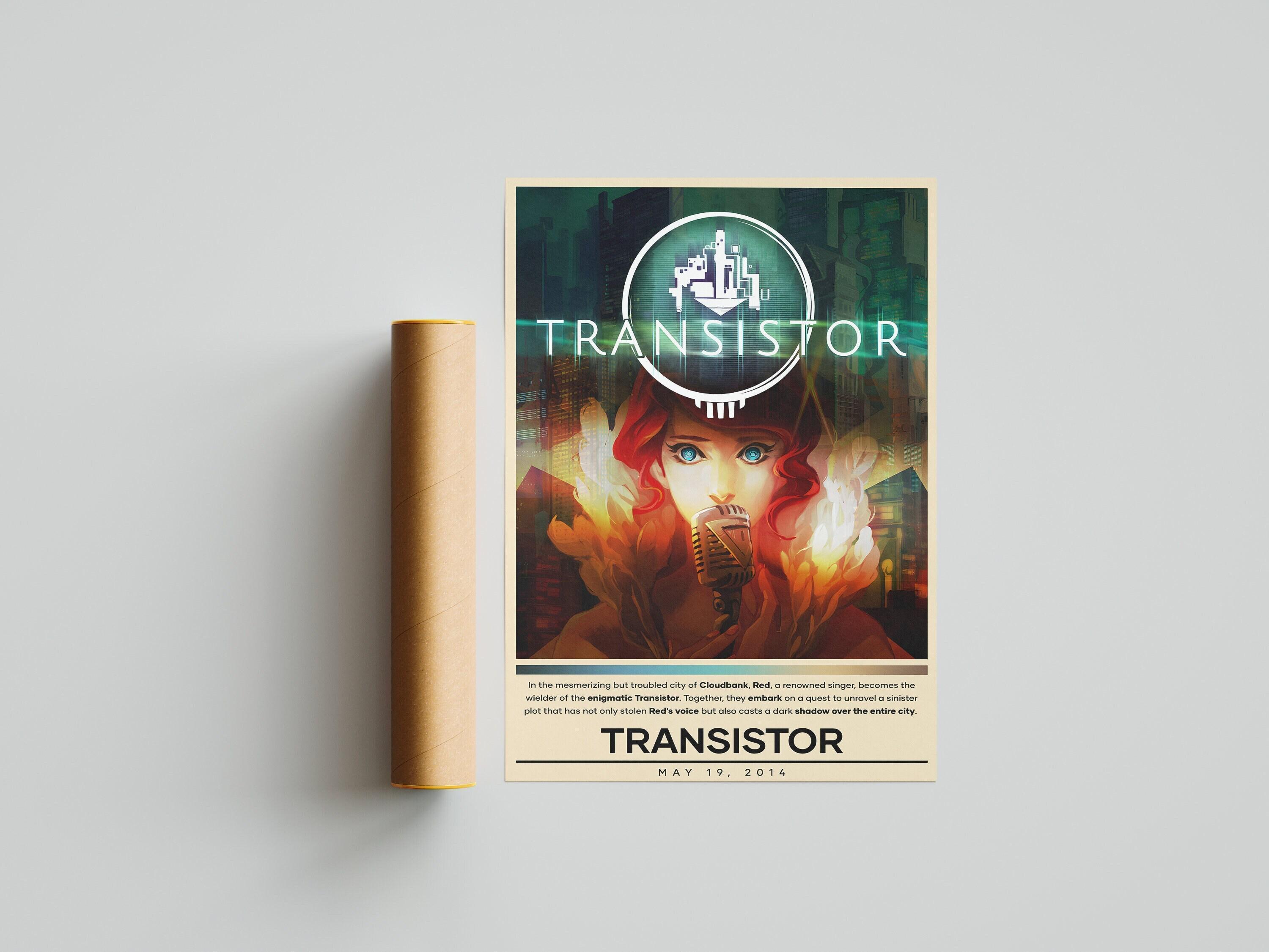 Transistor Print Transistor Poster | Transistor Print | Gaming Poster | 4 Colors | Video ...