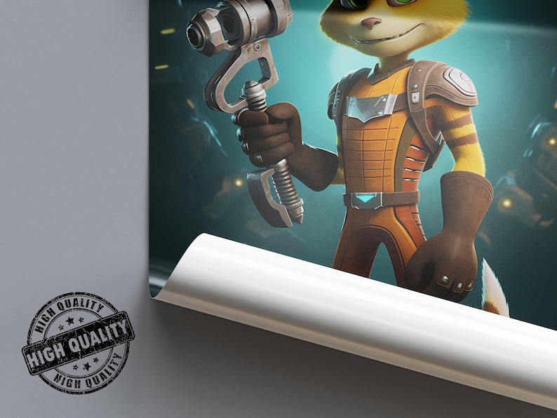 Ratchet | Ratchet and Clank Poster | Ratchet and Clank Artwork | Game ...
