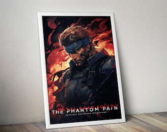 Solid Snake | Metal Gear Solid Poster | MGS Artwork | Gaming Poster | HD Color | Wall Poster | Printed Poster | Gaming Poster Gift