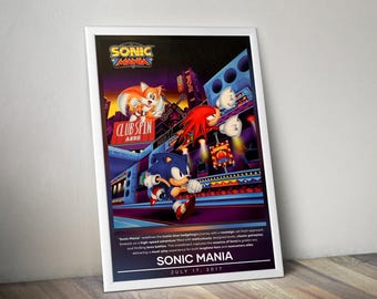 ソニック ヒーローズ 額入りプリント広告/ポスター 公式オリジナル PS2