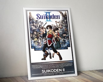 幻想水滸伝II - ポスター 13x19 - Etsy 日本