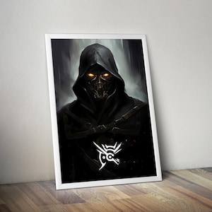 Assasin | Dishonored  Artwork | Gaming Poster | HD Color | Wall Poster | Printed Poster | Gaming Poster Gift