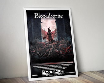 [当時物・非売品]Bloodborne A1ポスター WonderGOO正規品 Bloodborne The Old Hunters ビデオゲームポスター - Etsy 日本