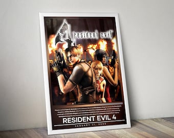 バイオハザード4 マルチサイズポスタープリント - Etsy 日本