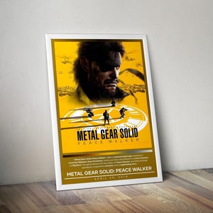 Metal Gear Solid Peace Walker Poster - Etsy