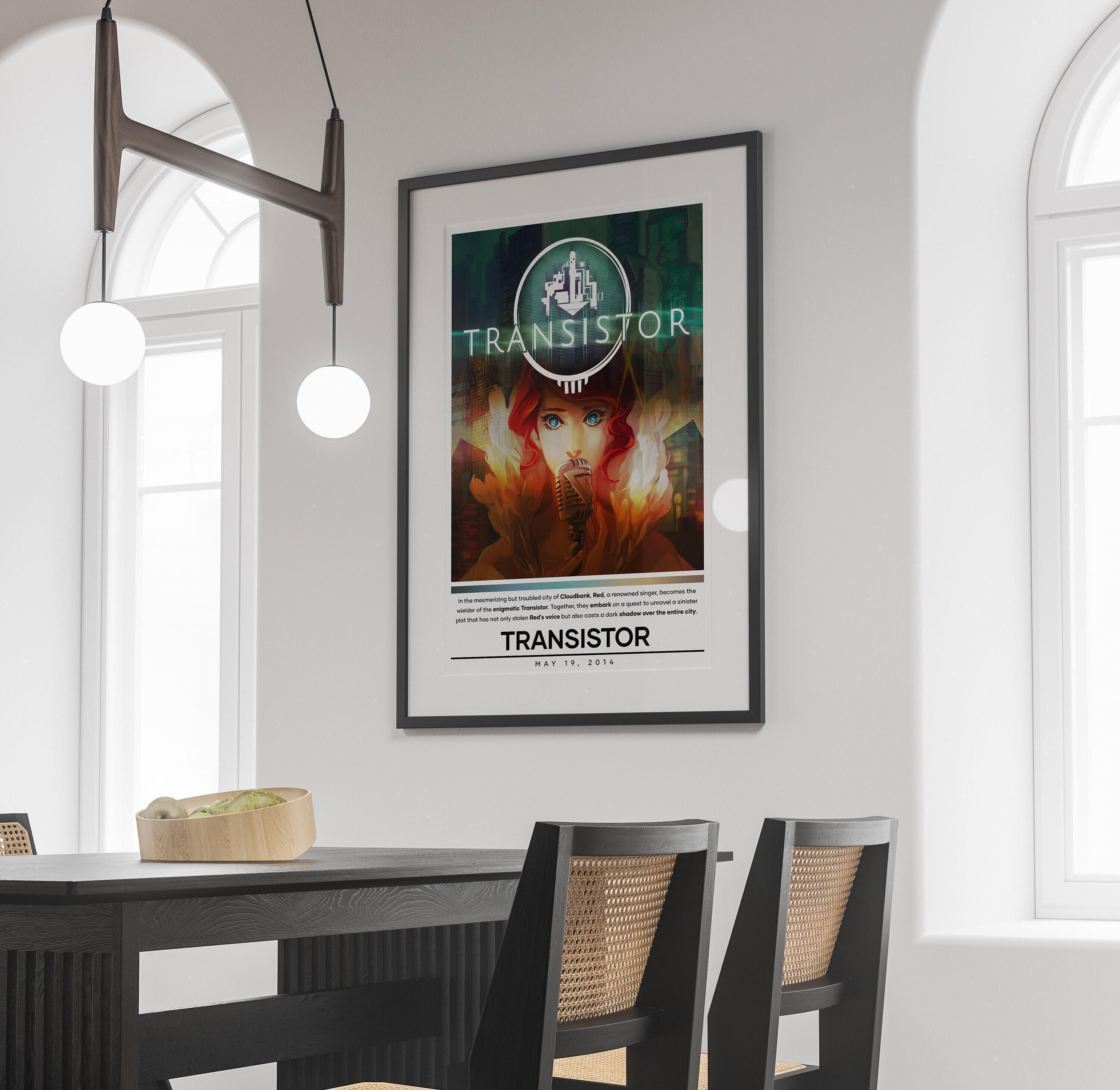 Transistor Print Transistor Poster | Transistor Print | Gaming Poster | 4 Colors | Video ...