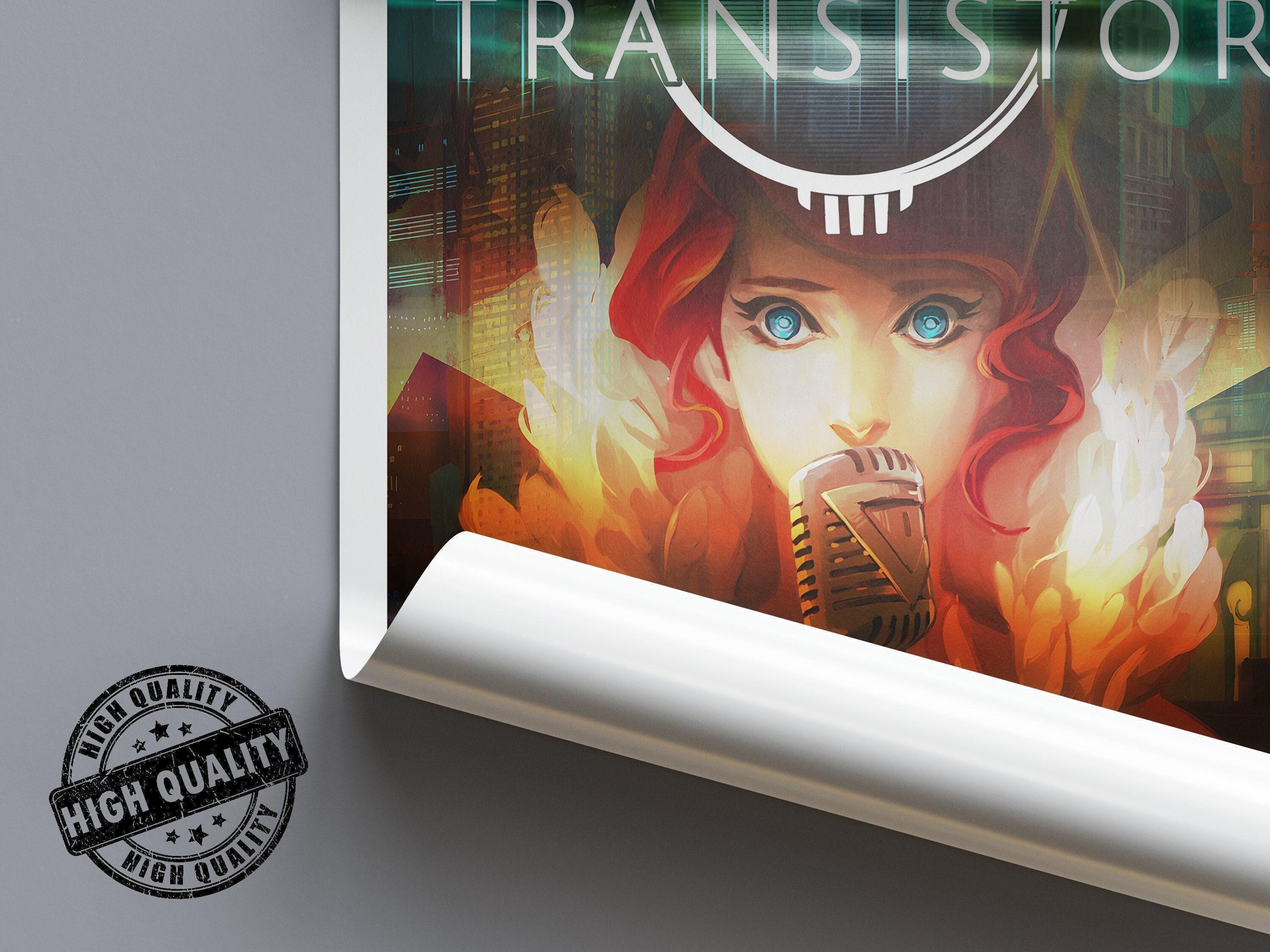 Transistor Print Transistor Poster | Transistor Print | Gaming Poster | 4 Colors | Video ...