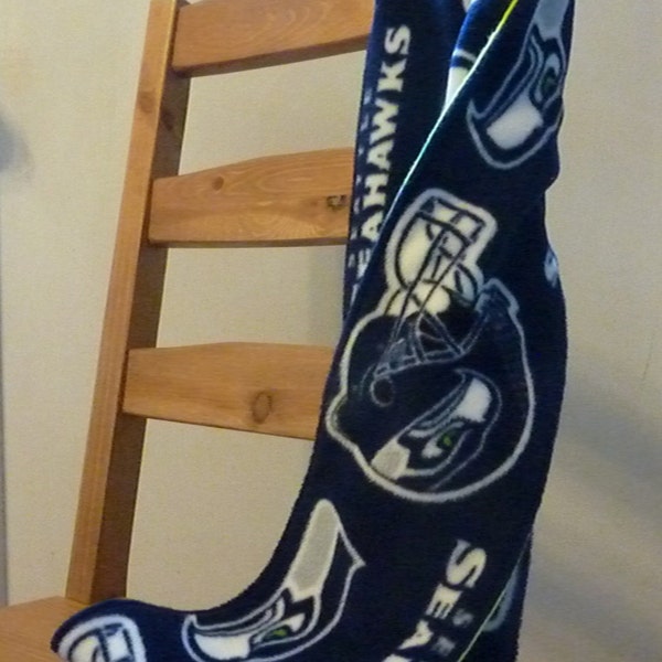 Seahawks Fleece and Flannel Scarf