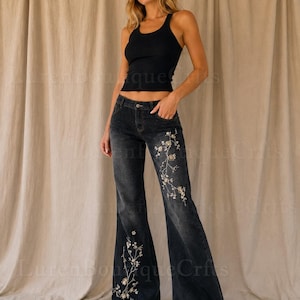 2000s Flared Jeans - Etsy